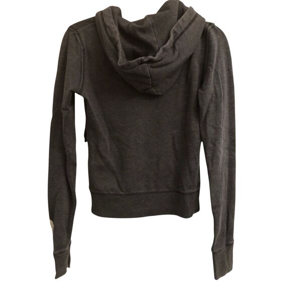 Y2K Victoria's Secret PINK Full-zip Hoodie size M academia appliqué VTG - Picture 2 of 9